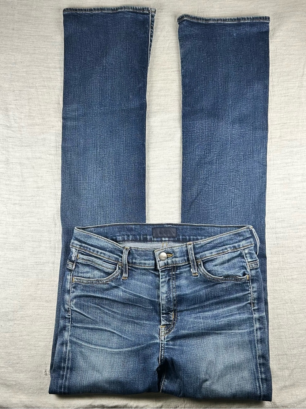 Koral High Rise Kick Jeans Size 29 Medium Wash Stretch Denim